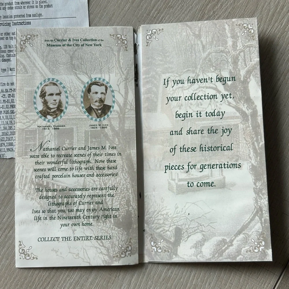 unused vintage Jo Ann’s Christmas village house - Picture 7 of 9